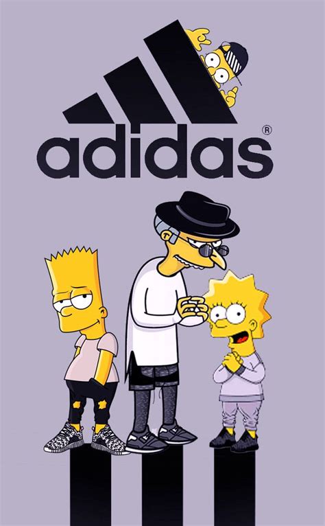 Adidas Cartoon Wallpapers - Wallpaper Cave