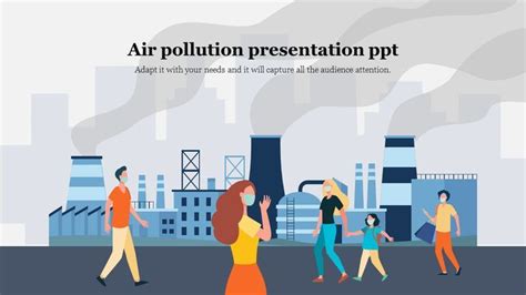 This is an extraordinary PowerPoint Template given with elegant looking Air Pollution themes and ...