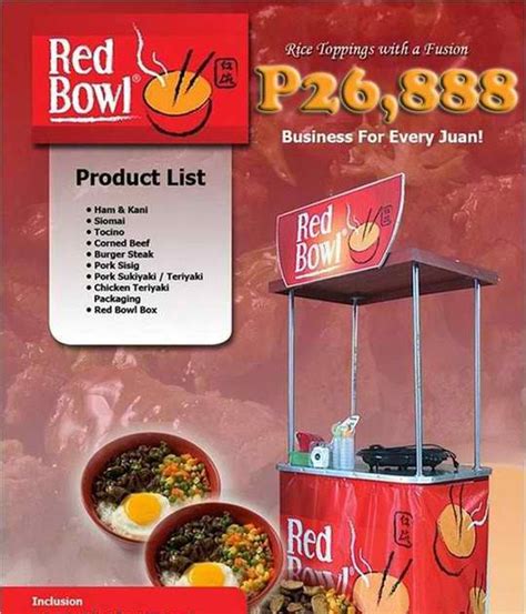 Filipino Entrepreneur: Red Bowl, Pinoy Style Rice Toppings With A Fusion