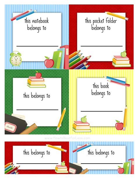 Free Printable Name Tags For School Desks - Free Printable