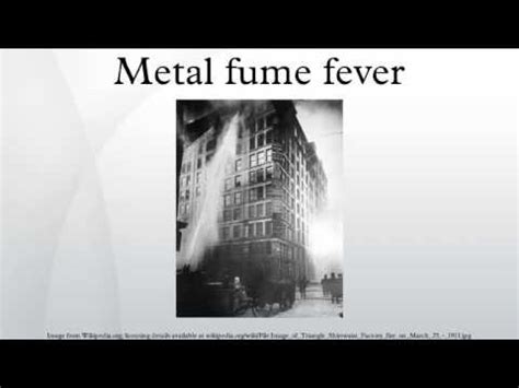 Metal fume fever - YouTube