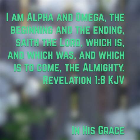 Revelation 1:8 (KJV) | Bible quotes kjv, Knowing god