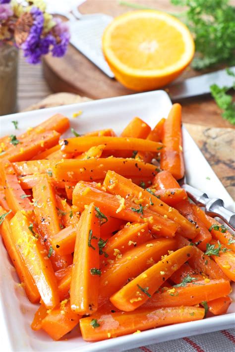 Honey Glazed Carrots with an Orange Twist! - Foxy Folksy