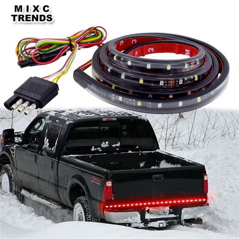 49 Inch Truck Tailgate LED Strip Light Waterproof Pickup Side Tail Light Strips Bar As Turn ...