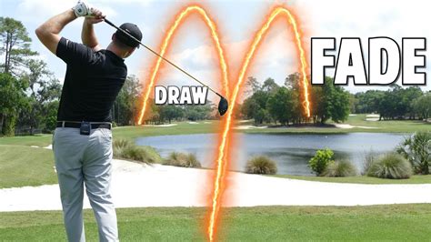 How to Draw and Fade Your Golf Shots - YouTube