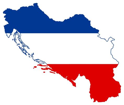 Large flag map of Yugoslavia | Yugoslavia | Europe | Mapsland | Maps of ...