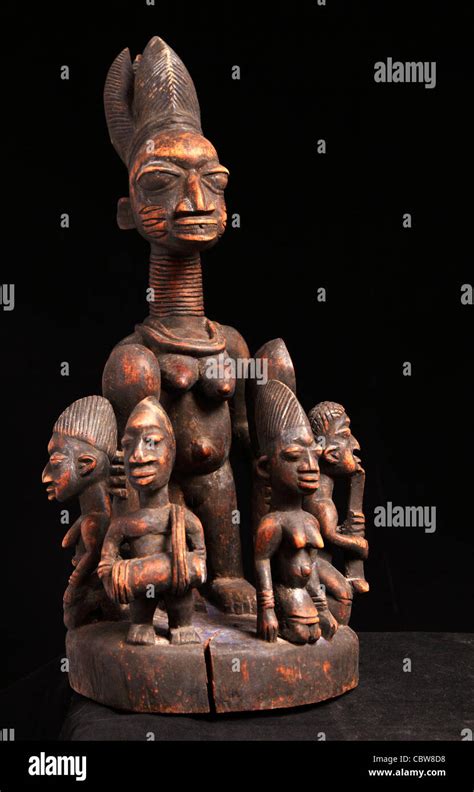 Yoruba, tribal art sculpture, Nigeria, Africa Stock Photo - Alamy