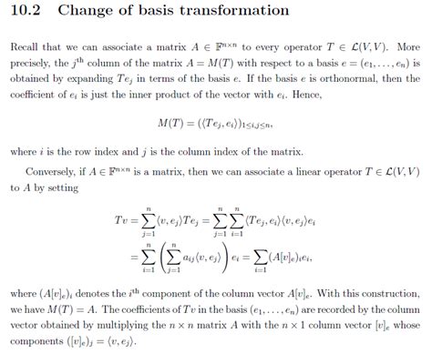 linear algebra - Change of (orthonormal) basis. - Mathematics Stack ...