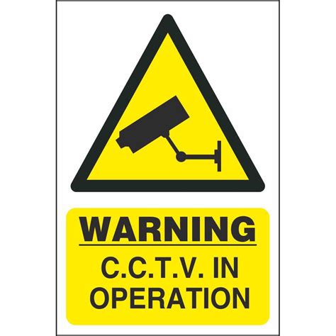 Warning CCTV Signs | Hazard Workplace Safety Signs Ireland