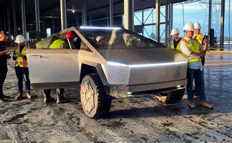 Tesla's Cybertruck At Home In Muddy Construction Areas - TechStory