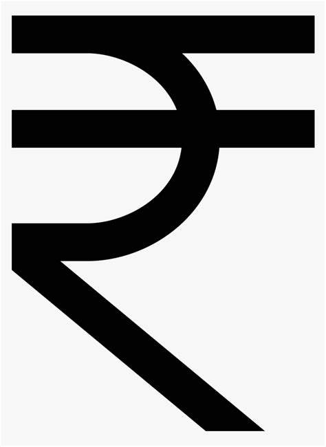 Indian Rupee Sign Currency Symbol - Transparent Background Rupee Symbol ...