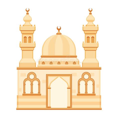 Mosque stock vector. Illustration of arabian, background - 82624883