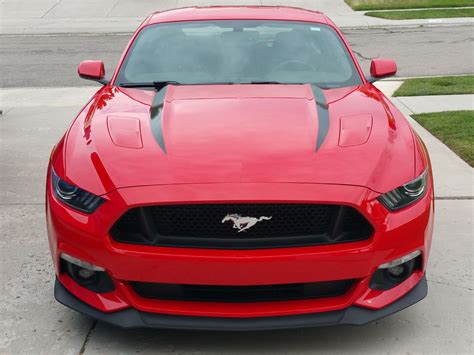 2015-2017 New Ford Mustang Hood Spears Stripes Vinyl Decals Graphics ...