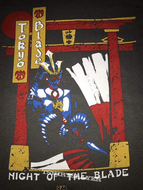 Tokyo Blade Night Of The Blade shirt | TShirtSlayer TShirt and ...