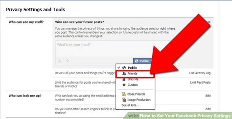 How to Set Your Facebook Privacy Settings: 5 Steps (with Pictures)