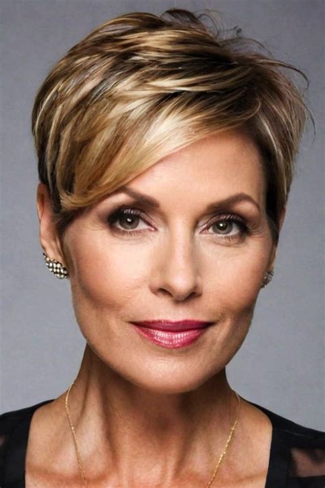 Angular Side Swept Pixie Cut - TheHairStyleTrends