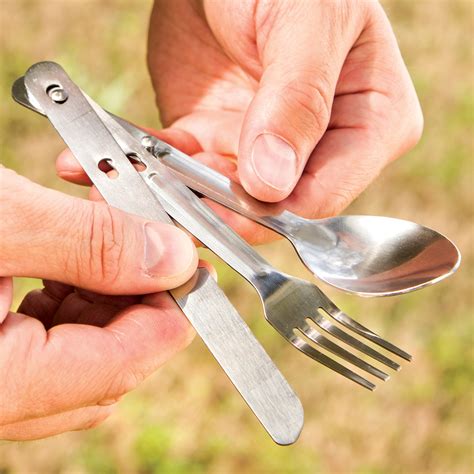 Trail Blazer 3-Piece Camping Utensil Set - BUDK.com