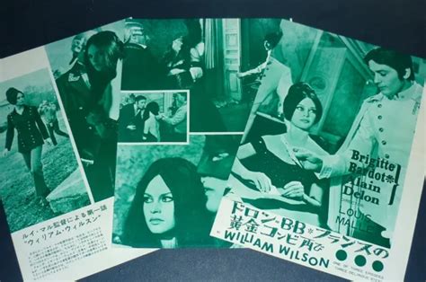 ALAIN DELON BRIGITTE BARDOT 1967 Japan Picture Clippings 3-SHEETS(5pgs) lh/t EUR 6,19 - PicClick IT