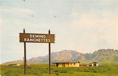 Deming New Mexico Deming Ranchettes Advertising Vintage Postcard (J13710) - Mary L. Martin Ltd ...