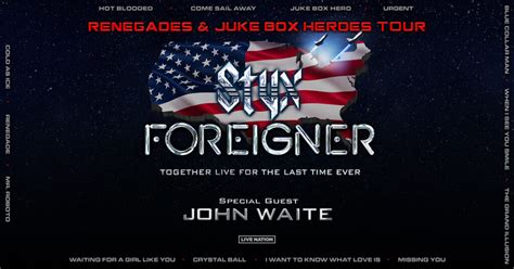 Styx And Foreigner 2024 Setlist - Livvy Katrinka