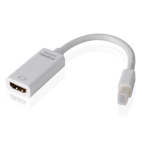 4K Resolution Mini DisplayPort to HDMI Female TV Monitor Adapter Cable ...