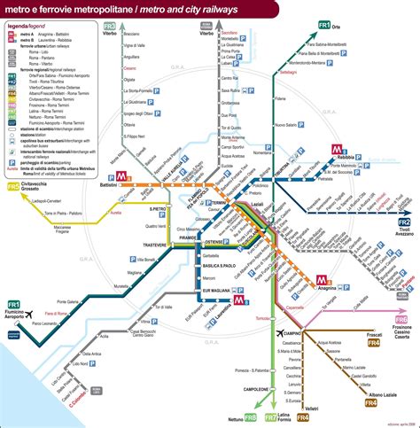 Detailed Italy Train Map