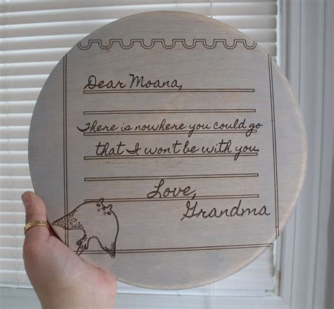 Dear Moana Grandma Tala Note Stingray Mother's Day - Etsy