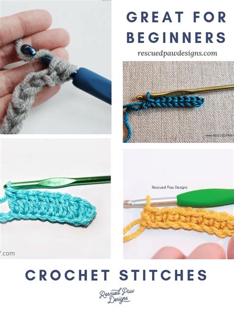 Basic Crochet Stitches Printable / Free Crochet Instructions - How to ...