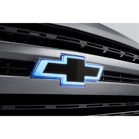 84602325 - 2020-2021 Chevrolet Silverado 1500 Illuminated Chevrolet Exterior Emblem in Black ...