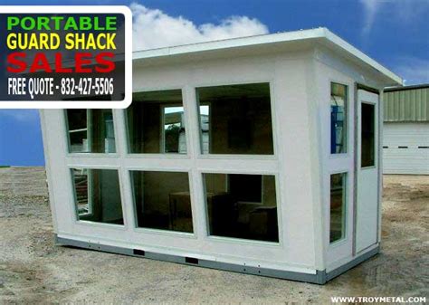 Pre-Built Guard Shacks - Troy Metal Landscaping, Power Washing, Door Restoration And Tree ...