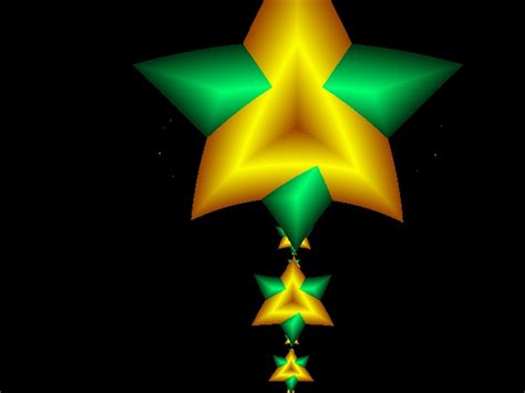 Green And Gold Star Free Stock Photo - Public Domain Pictures