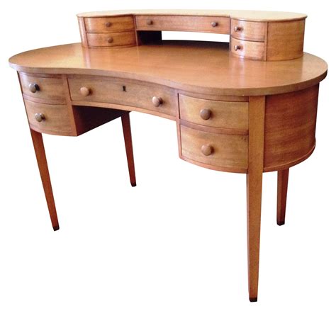 Mahogany Kidney Shaped Desk $2200 on Chairish.com Modern Office Desk, Home Office Desks, Unusual ...