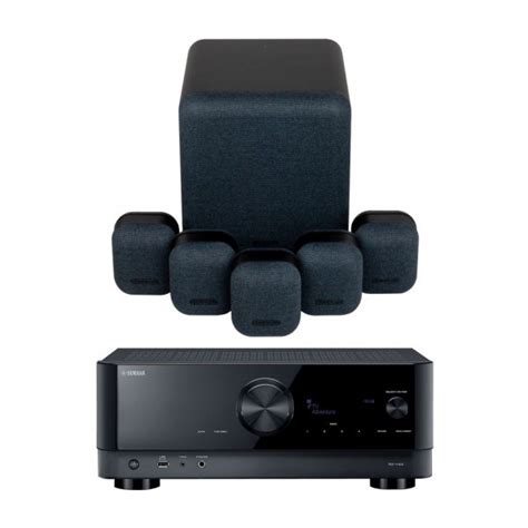 Yamaha RX-V4A AV Receiver & MASS 5.1 Speaker Package, Black at AV.com