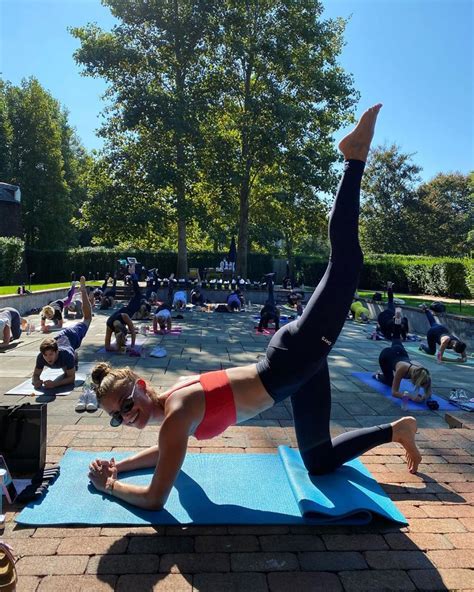 NINA AGDAL Doing Yoga at a Park – Instagram Photos 10/04/2020 – HawtCelebs