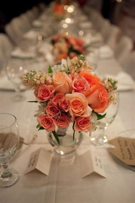 35 Super Beautiful Coral Flower Arrangements Ideas For Your Wedding | Coral wedding flowers ...