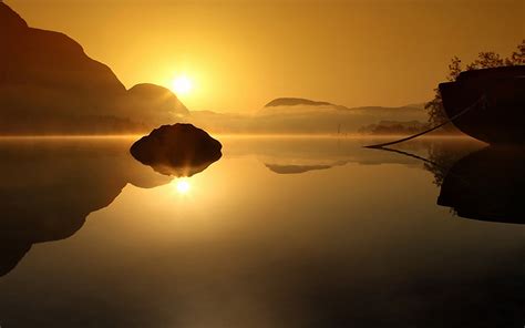 Beautiful Summer 2012 - morning golden sunrise Wallpapers - HD Wallpapers 97045