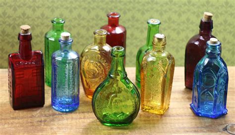 1 Wheaton Glass Miniature Bottle | Miniature bottles, Old glass bottles ...