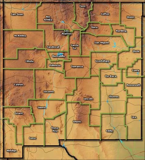 Map Of Northern New Mexico - Maping Resources