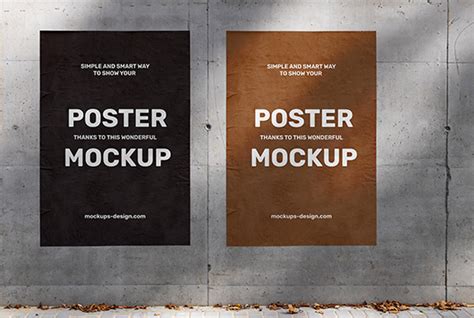 Poster wall mockup - Instant Download