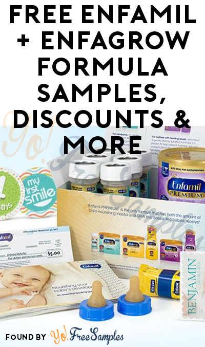 FREE Enfamil + Enfagrow Formula Samples, Discounts & More