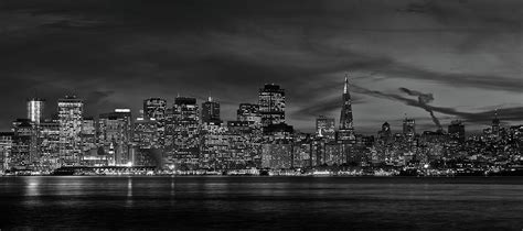 San Francisco Night Skyline Photograph by JLJ Photography - Fine Art America