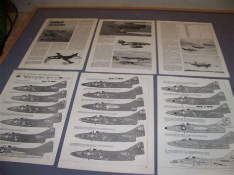 VINTAGE..GRUMMAN F9F PANTHER Variants..history/Photos/30 Profiles...rare! (16H) £7.84 - PicClick UK