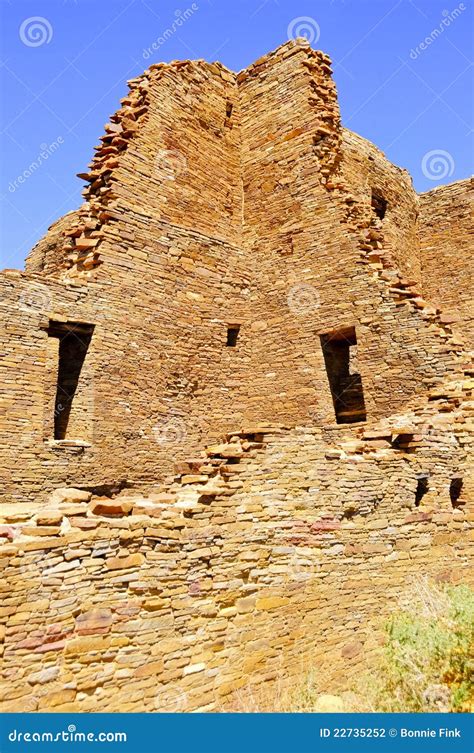 Pueblo Bonito stock photo. Image of archaeological, ruins - 22735252