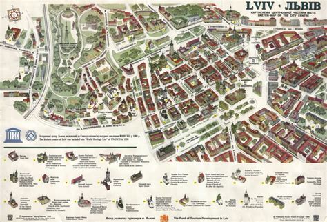 Lviv Tourist Map - Lviv Ukraine • mappery