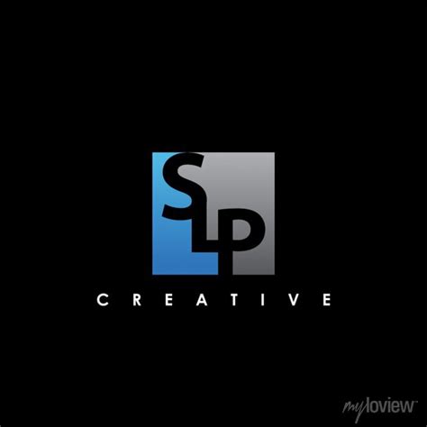 Slp Letter Initial Logo Design Template Vector Illustration Wall Mural • Murals Web, Vector ...