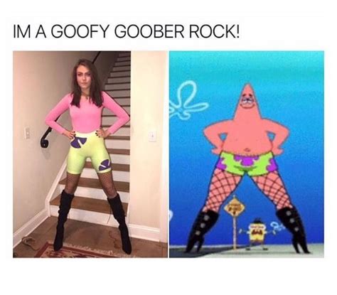 GOOFY GOOBER ROCK | Spongebob halloween, Spongebob halloween costume, Halloween coustumes