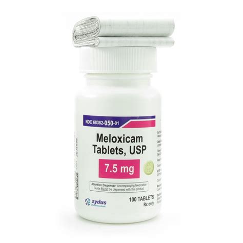 Meloxicam, 7.5mg Tablets, 100/Bottle | McGuff Medical Products