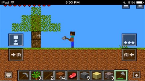 2D Minecraft for the iPhone - YouTube
