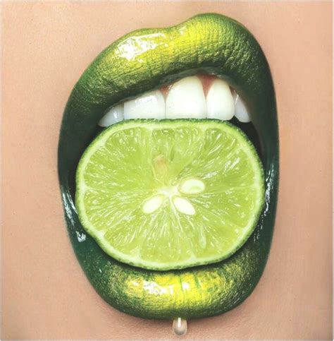 Lime Lips Canvas Art by Vlada Haggerty | Lipstick art, Green lips ...