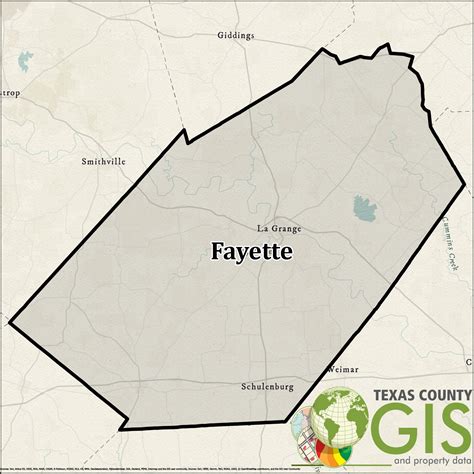 Fayette County GIS and Property Data - Texas County GIS Data